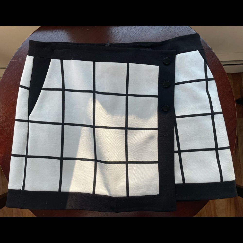 Karen Mullen Windowpane Mini Skirt